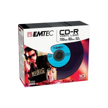 Emtec CD-R 700MB 10pcs 52x Vinyl